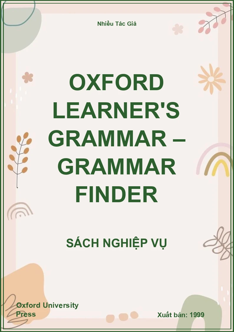 Oxford Learner'S Grammar – Grammar Finder