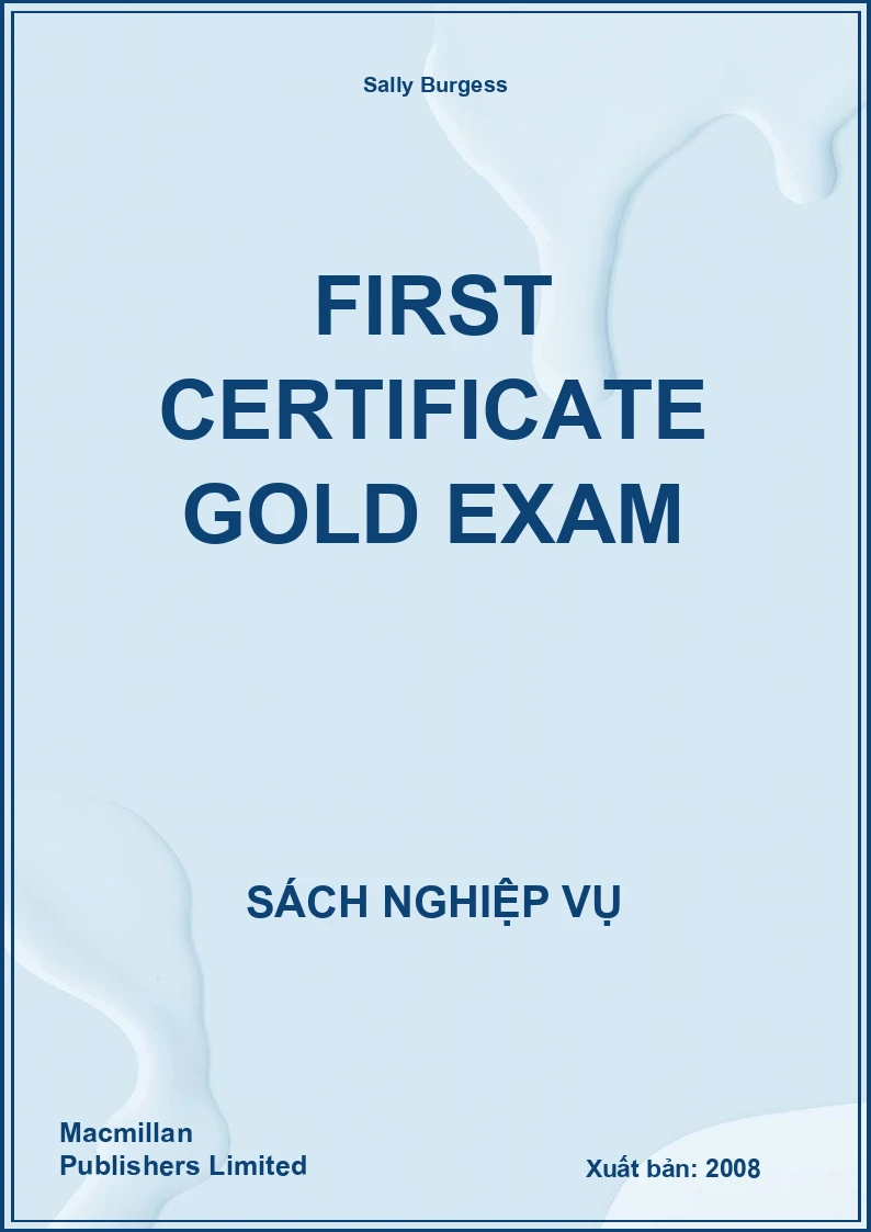 First Certificate Gold Exam