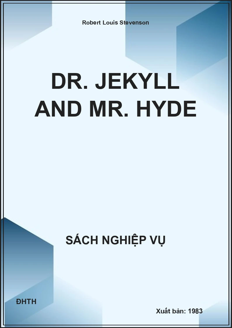 Dr. Jekyll And Mr. Hyde