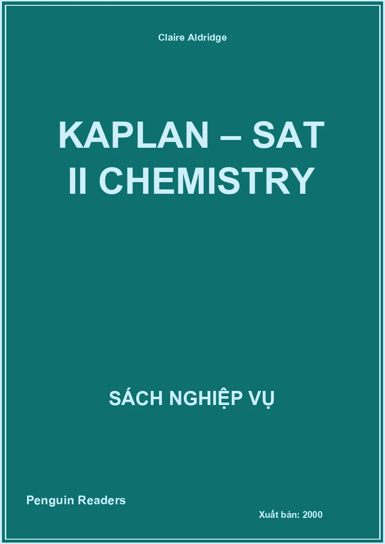 Kaplan – Sat Ii Chemistry