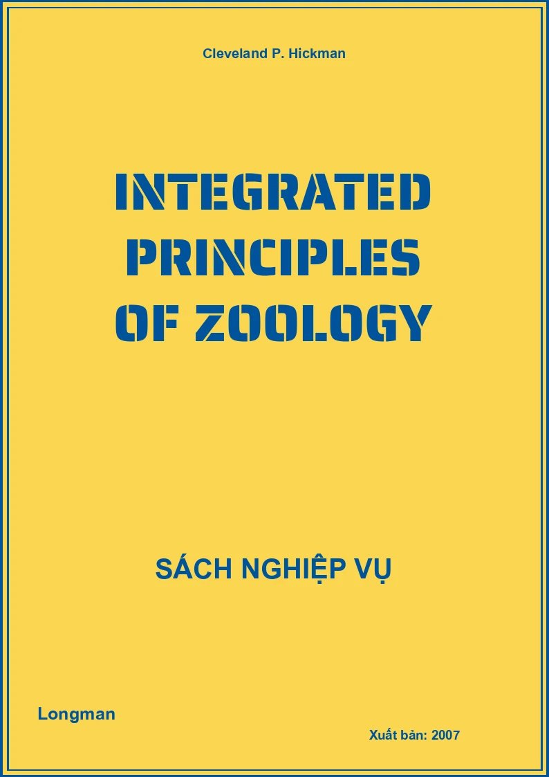 Integrated Principles Of Zoology