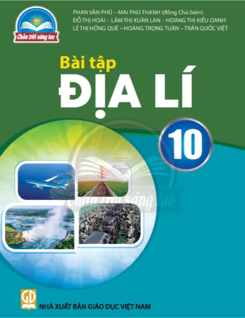 Sách Bài Tập Địa Lí 10 - Chân Trời Sáng Tạo