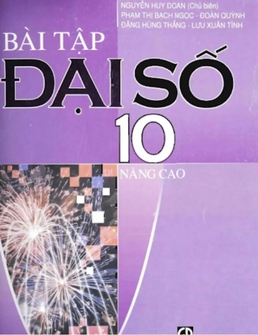 Sách Bài Tập Đại Số 10 - Nâng Cao