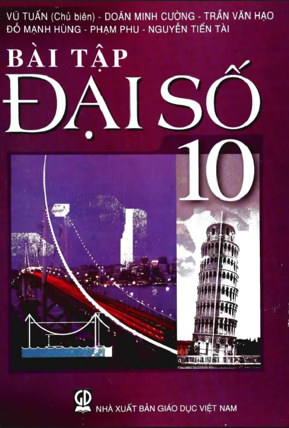 Sách Bài Tập Đại Số 10