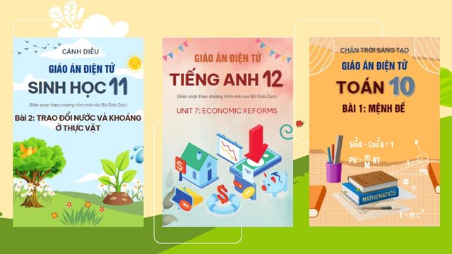 Tài liệu Giáo án điện tử