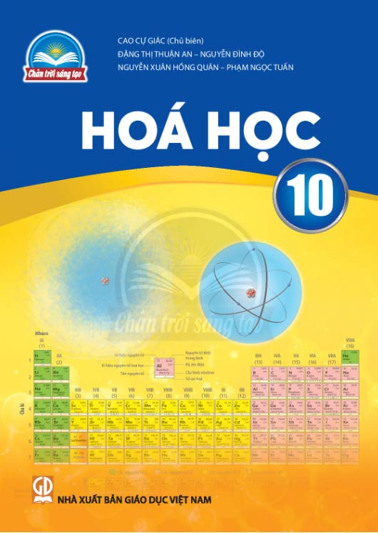 Sách giáo khoa Hóa học 10 - Chân Trời Sáng Tạo