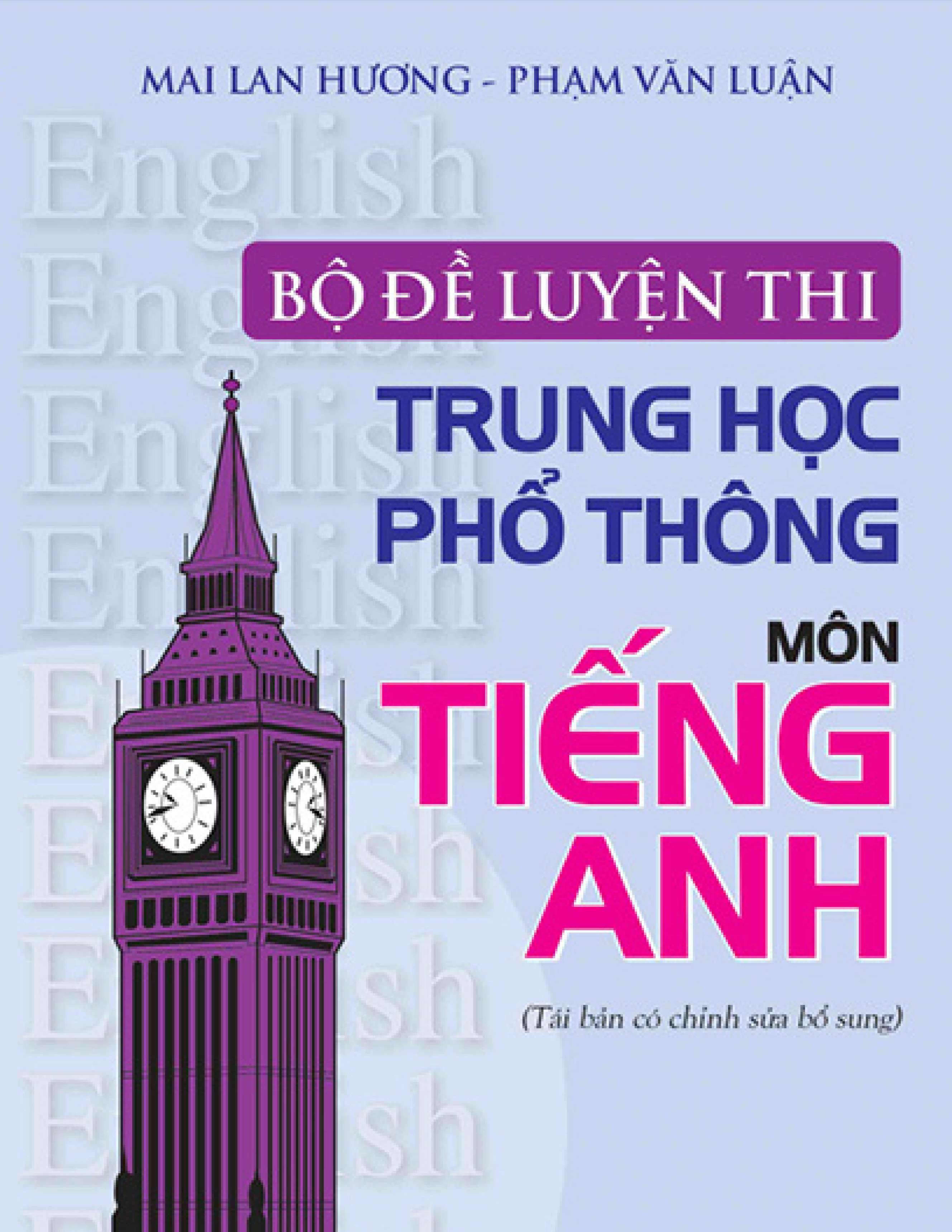 Bộ đề luyện thi THPT môn Tiếng Anh