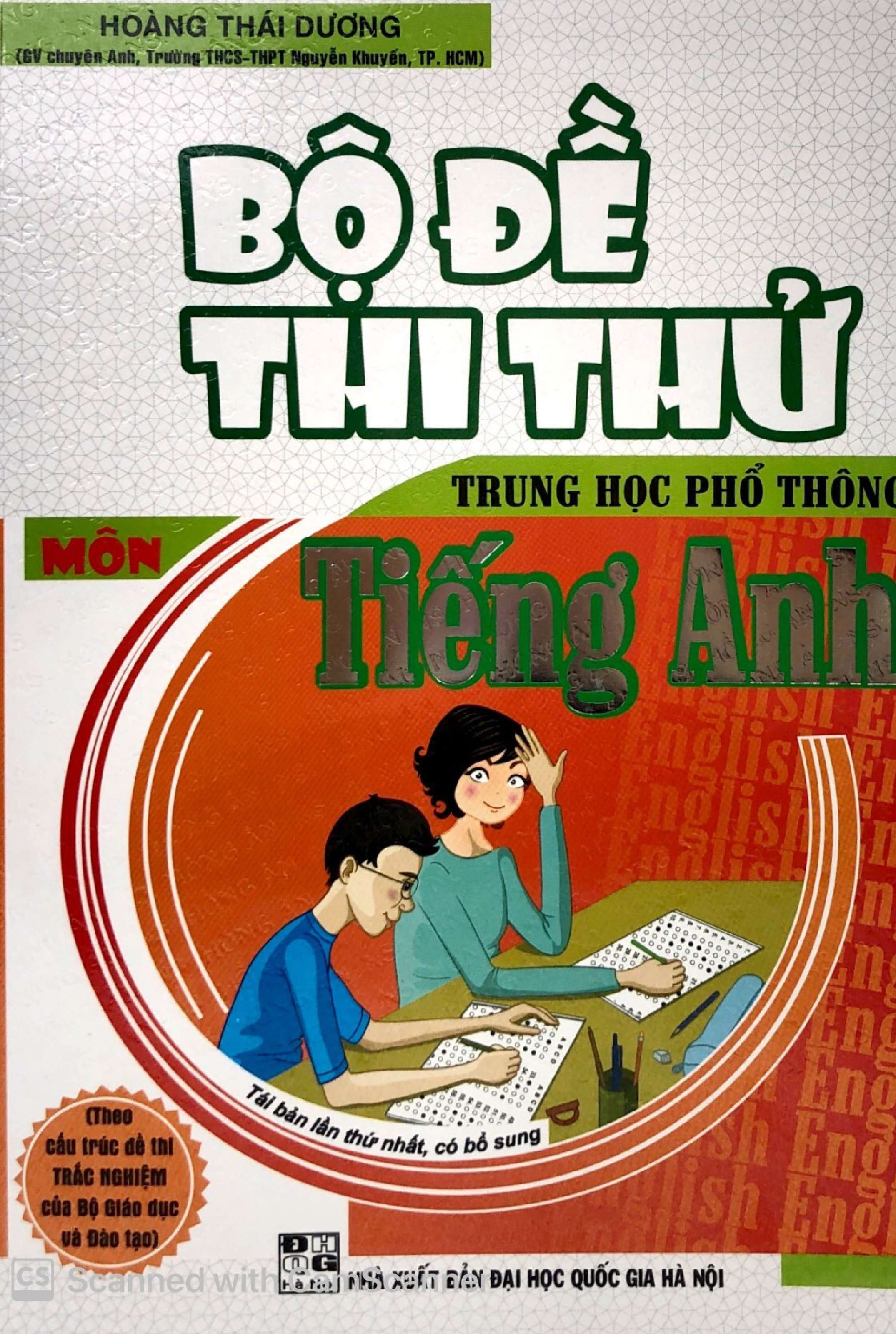 Bộ đề thi thử Trung học Phổ thông môn Tiếng Anh