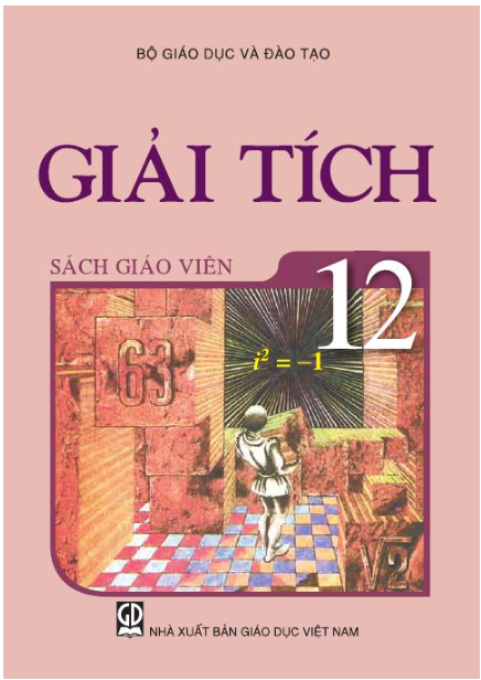 Sách giáo viên Giải tích 12