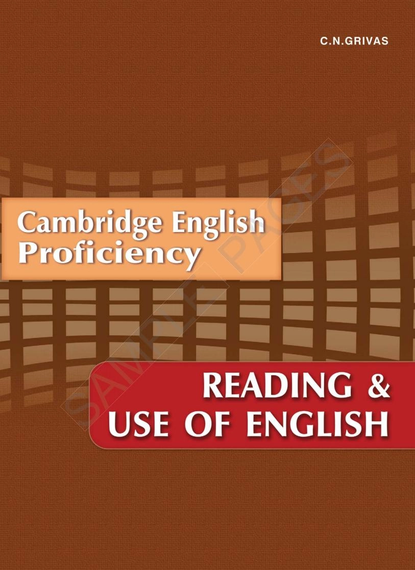 CPE Reading and Use of English Grivas Student’s Book