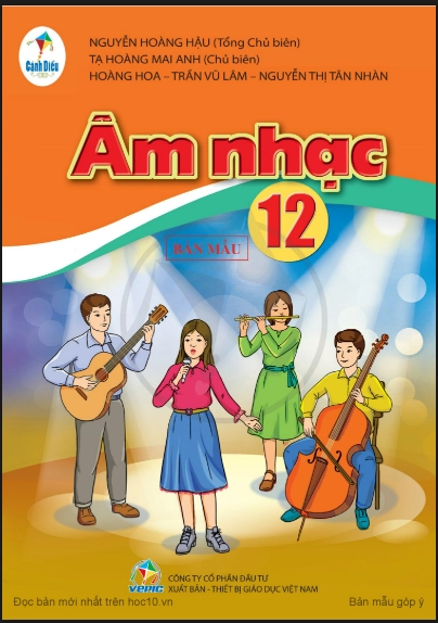 Sách giáo khoa Âm nhạc 12 Cánh diều