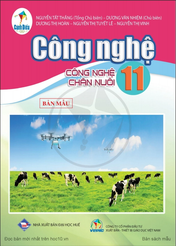 Sách giáo khoa Công nghệ 11 Công nghệ chăn nuôi - Cánh Diều