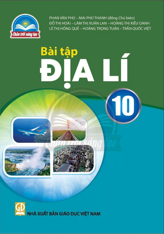 Bài tập Địa lí 10 - Chân Trời Sáng Tạo