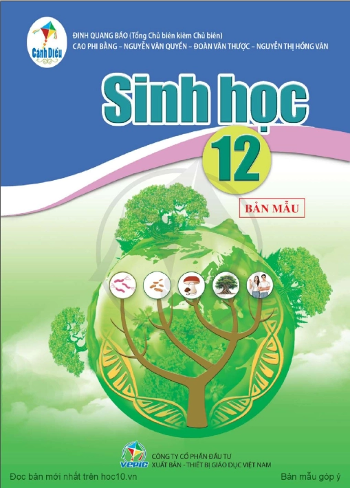 Sách giáo khoa Sinh học 12 Cánh Diều
