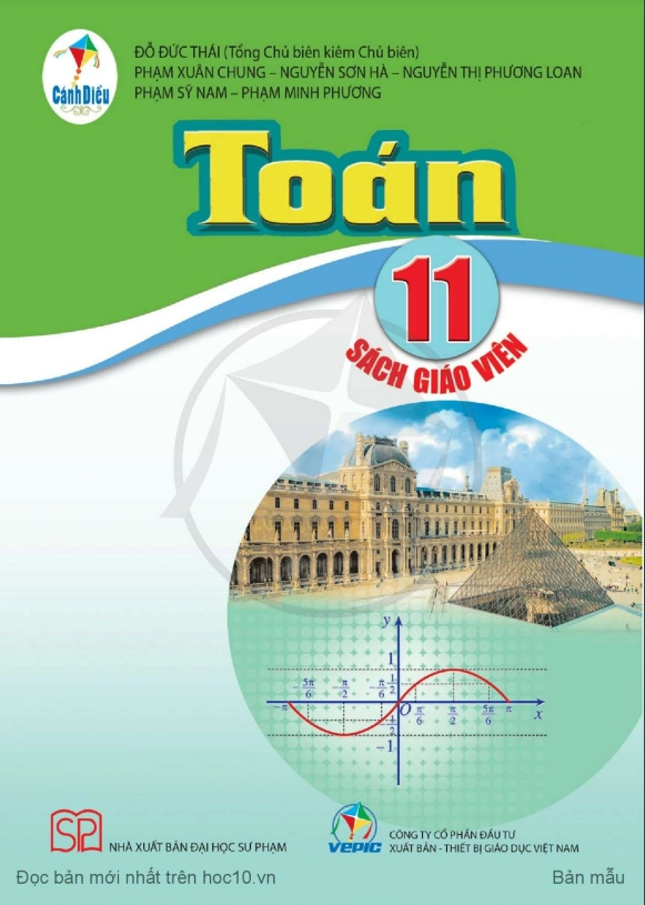 Sách giáo viên Toán 11 - Cánh Diều