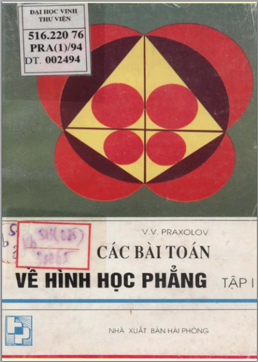 Các bài toán về hình học phẳng tập 1