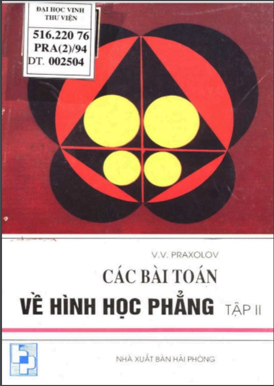 Các bài toán về hình học phẳng tập 2