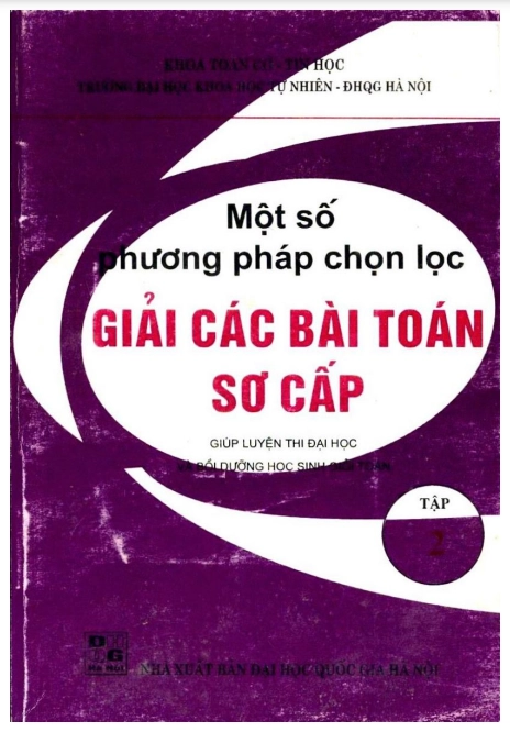 Một số phương pháp chọn lọc Giải các bài toán sơ cấp - Tập 2