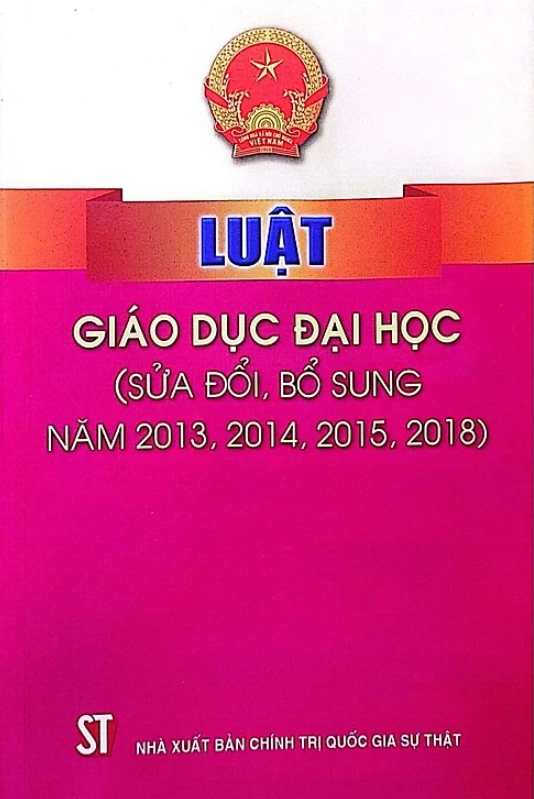Luật Giáo dục đại học (Sửa đổi, bộ sung 2013, 2014, 2015, 2018)