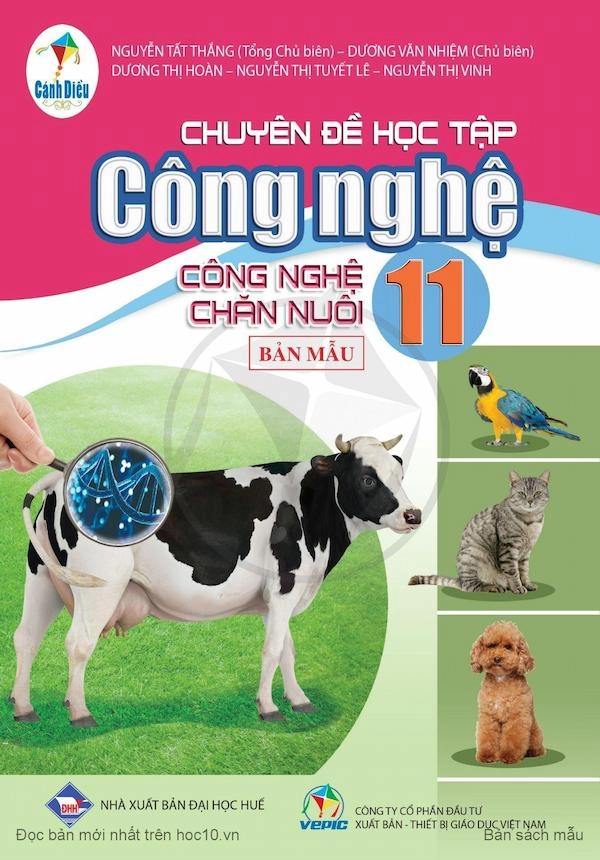 Chuyên đề học tập Công nghệ 11 Công nghệ chăn nuôi - Cánh Diều