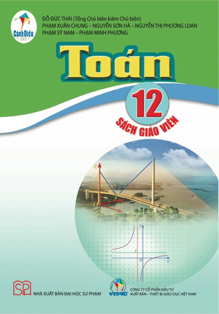 Sách giáo viên Toán 12 - Cánh diều
