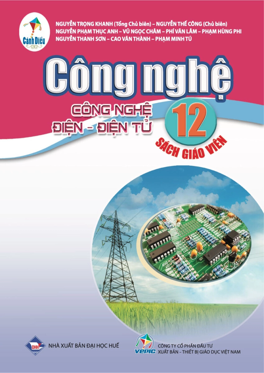 Sách giáo viên Công nghệ 12 Công nghệ điện - Điện tử Cánh Diều