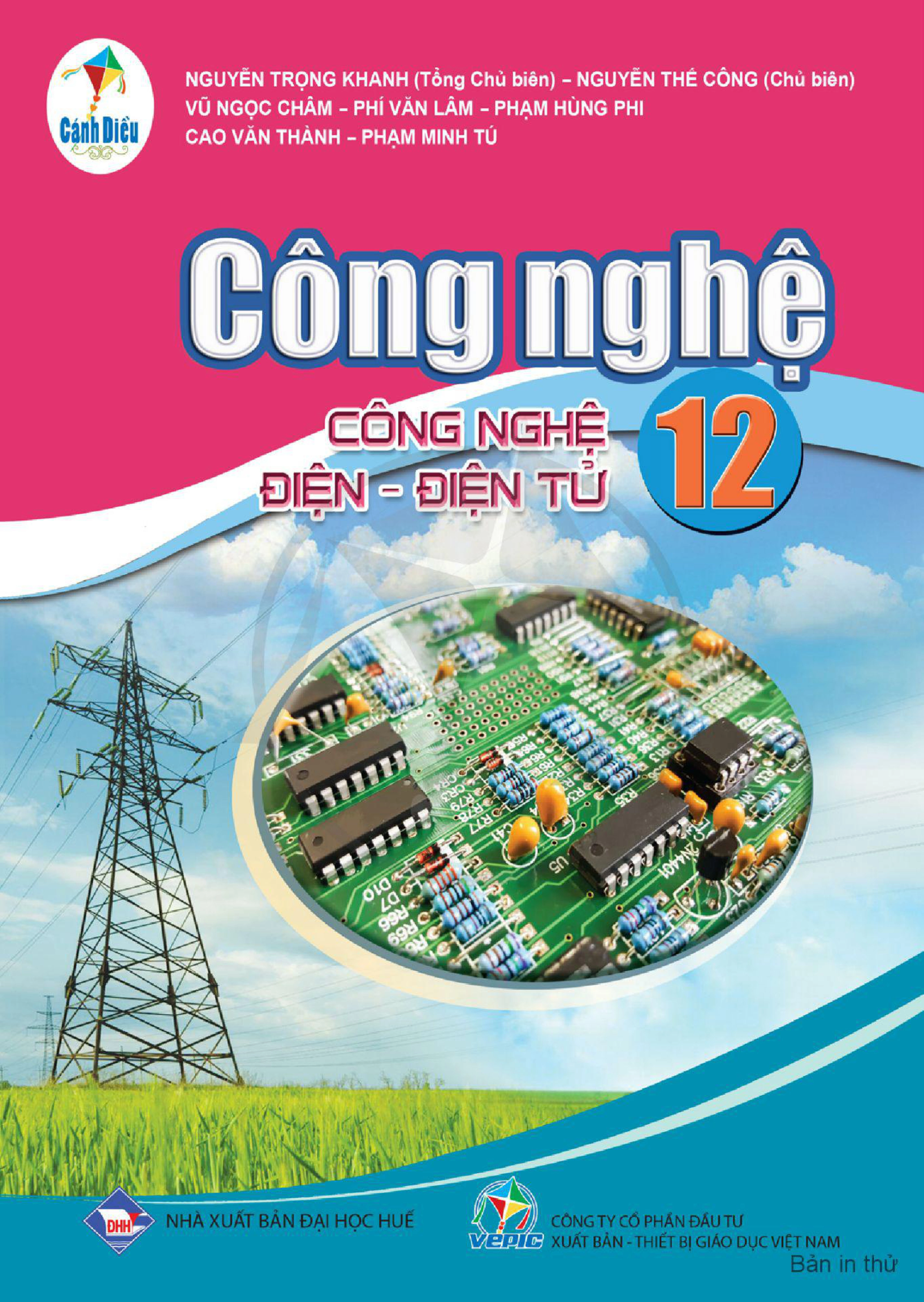 Sách giáo khoa Công nghệ 12 Công nghệ Điện - Điện tử Cánh Diều