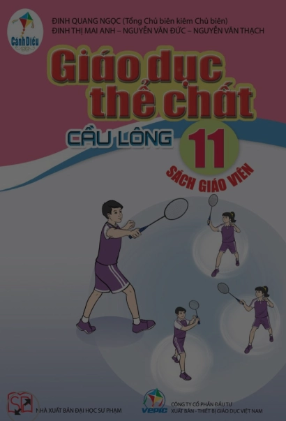 Sách giáo viên Giáo dục thể chất 11 - Cầu lông Cánh diều