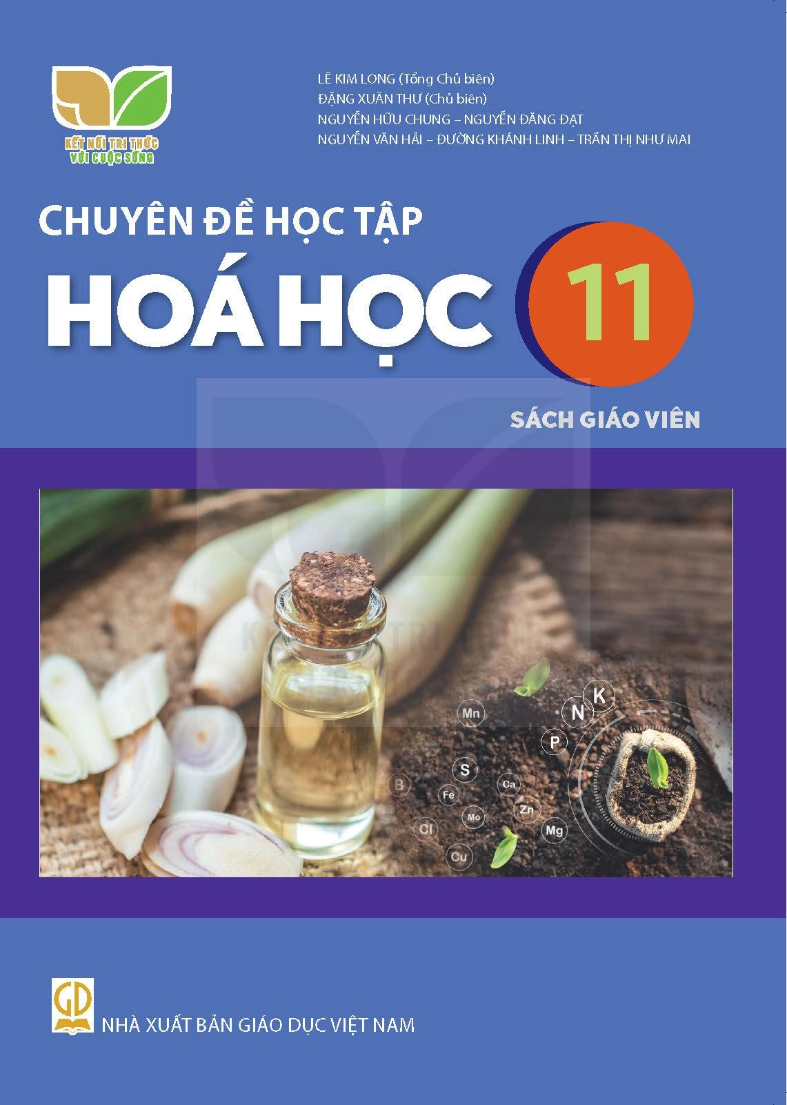 Sách giáo viên Chuyên đề học tập Hóa học 11 - Kết nối tri thức