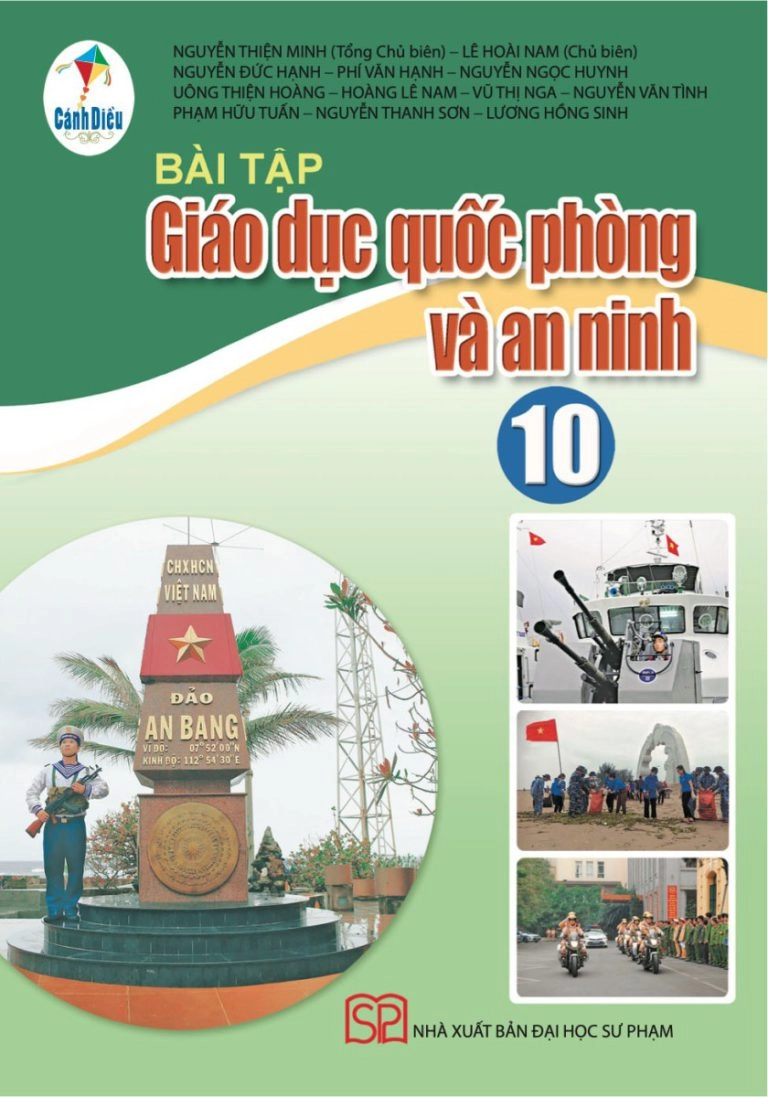 Sách bài tập Giáo dục Quốc phòng và an ninh 10 - Cánh diều