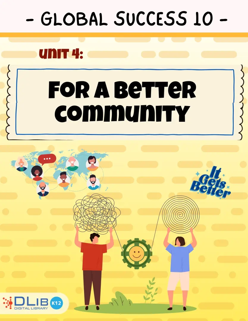 Global Success 10 - Unit 4: For a better community