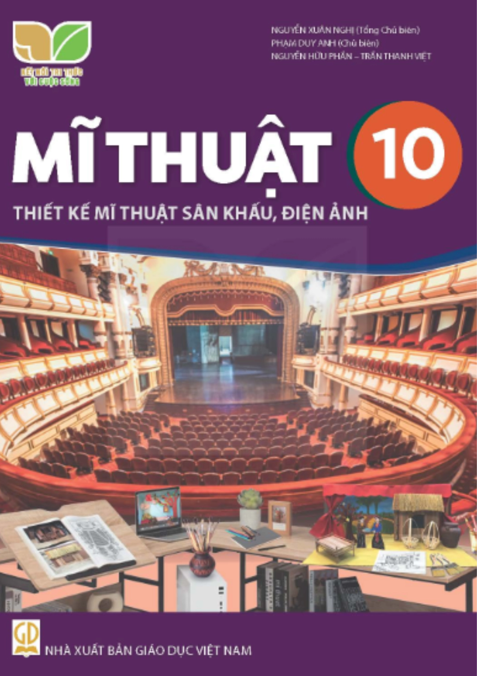 Sách giáo khoa Mĩ thuật 10 Thiết kế mĩ thuật sân khấu, điện ảnh - Kết Nối Tri Thức