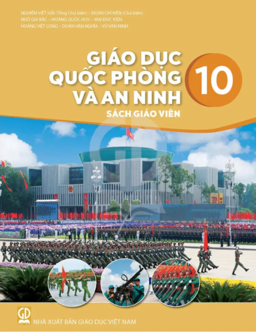Sách giáo viên Giáo dục Quốc phòng và An ninh 10 - Chân trời sáng tạo