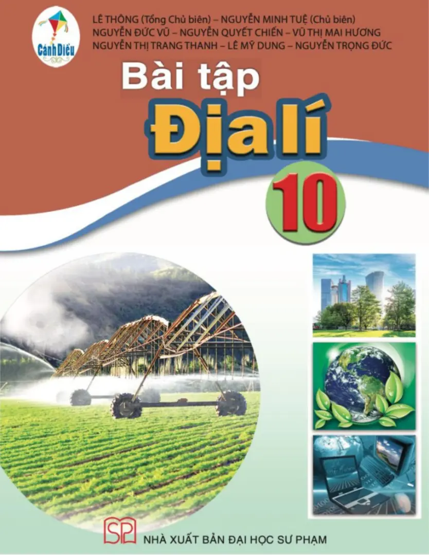 Sách bài tập Địa lí 10 - Cánh Diều