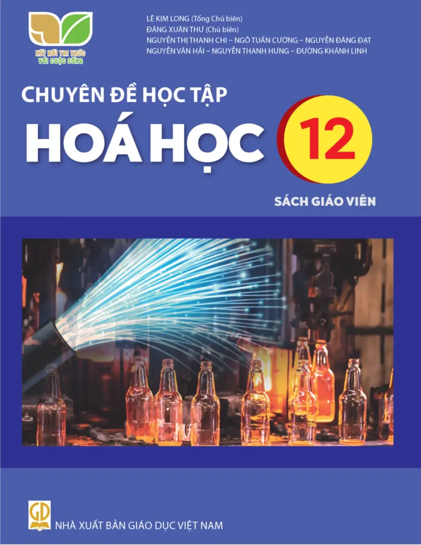 Sách giáo viên Chuyên đề học tập Hóa học 12 - Kết nối tri thức