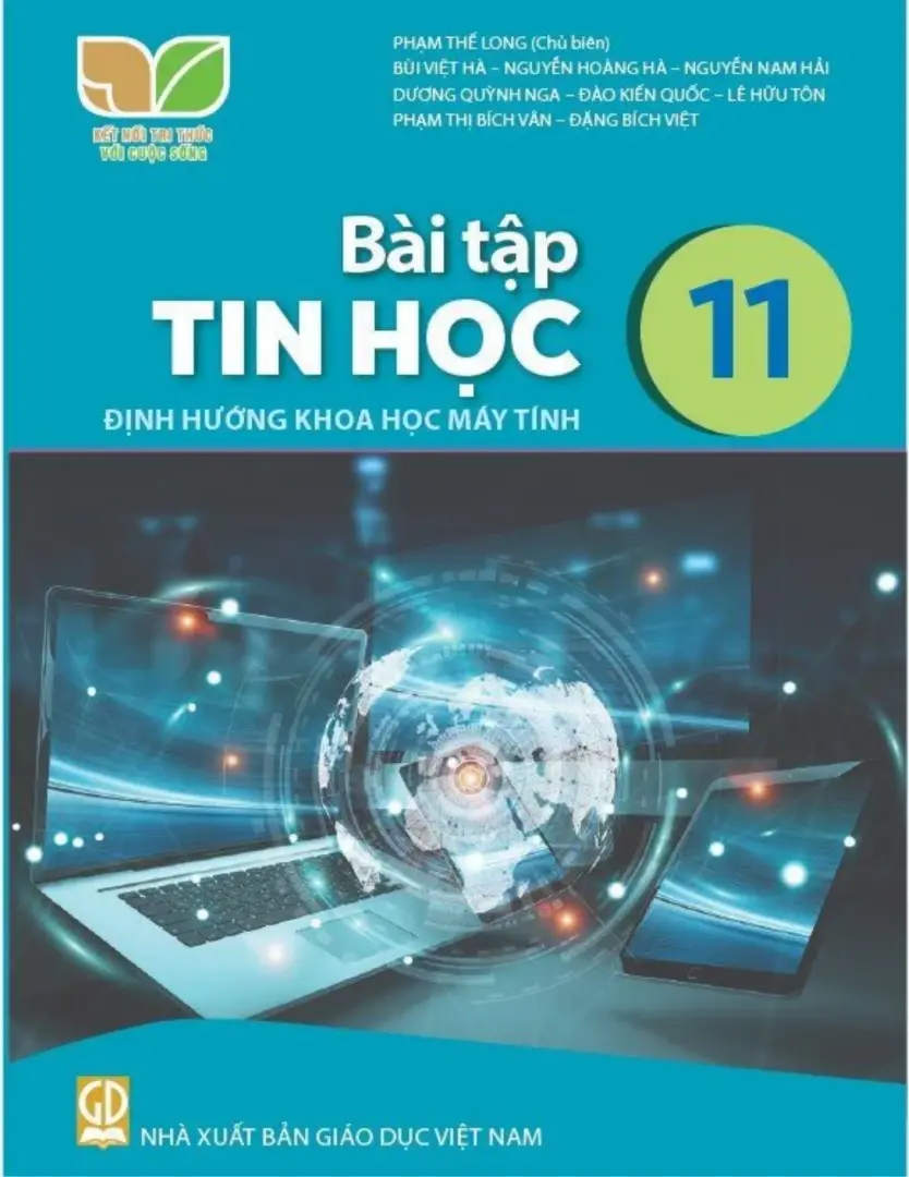 Sách bài tập Tin học 11 Định hướng khoa học máy tính – Kết Nối Tri Thức