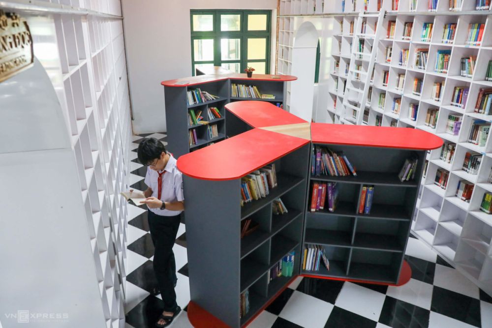 Thư viện 15 tỷ đồng trong ngôi trường hơn trăm tuổi