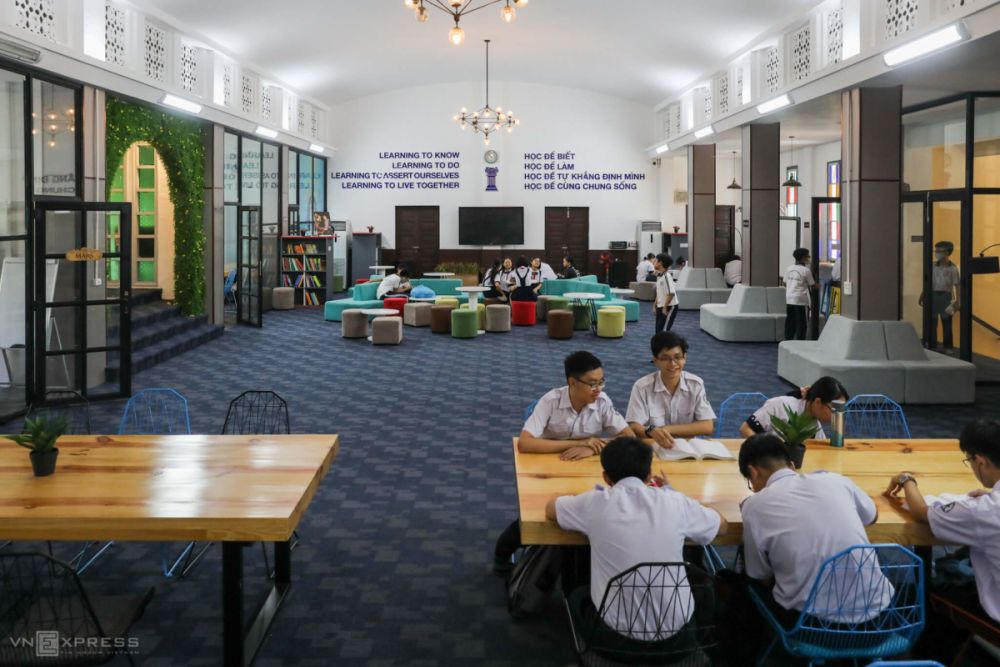 Thư viện 15 tỷ đồng trong ngôi trường hơn trăm tuổi