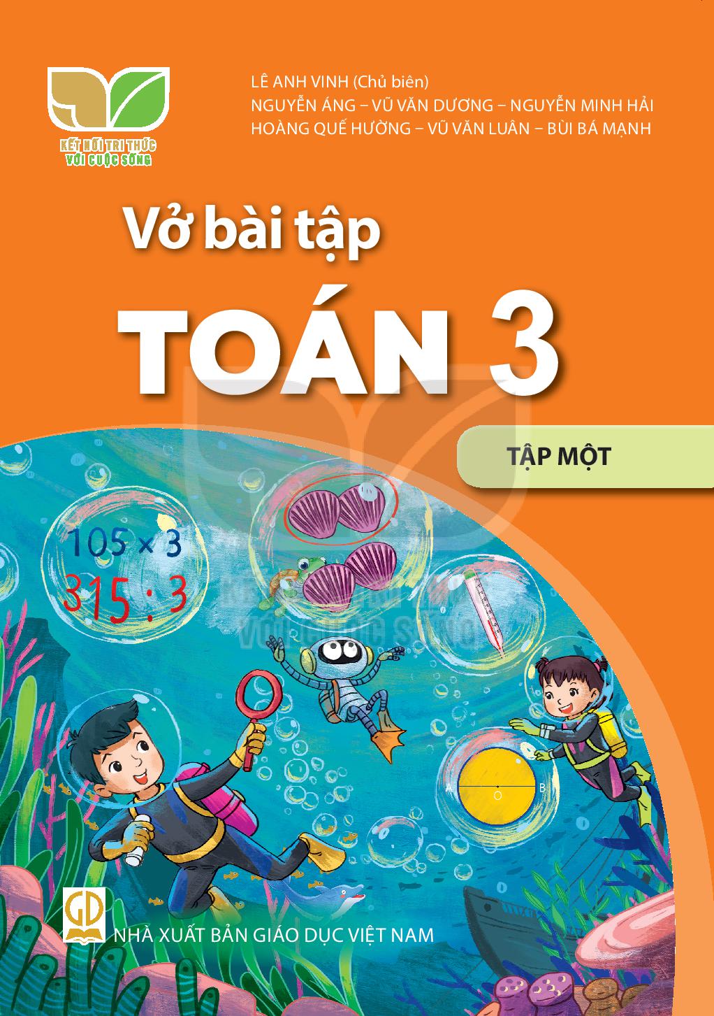 Vở Bài Tập Toán 3 - Tập 1 – Kết Nối Tri Thức