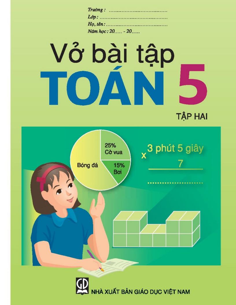 Vở bài tập Toán 5 - Tập 2