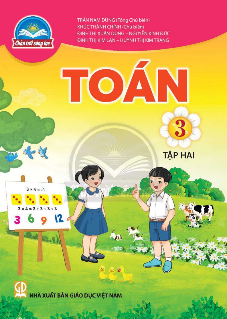 Sách Giáo Khoa Toán 3 - Tập 2 - Chân Trời Sáng Tạo