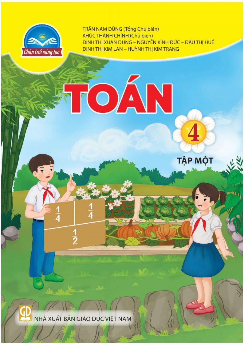 Sách Giáo Khoa Toán 4 – Tập 1 - Chân Trời Sáng Tạo