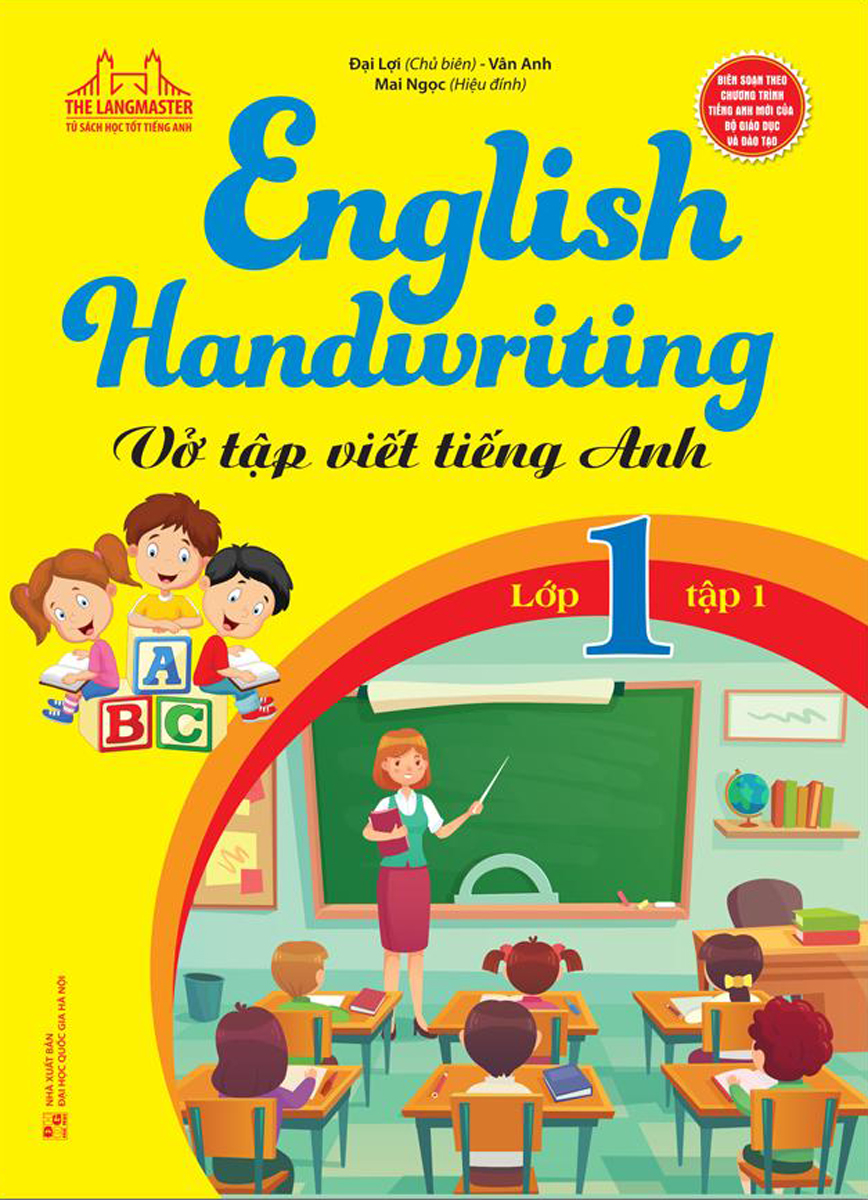 English Handwriting - Vở Tập Viết Tiếng Anh Lớp 1 - Tập 1
