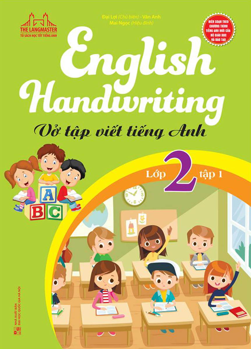 English Handwriting - Vở Tập Viết Tiếng Anh Lớp 2 - Tập 1