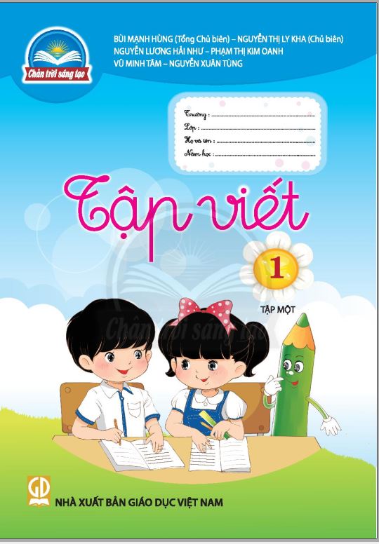 Tập viết 1 - Tập 1 Chân Trời Sáng Tạo