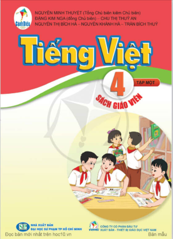 Sách Giáo Viên Tiếng Việt 4 - Tập 1 - Cánh Diều