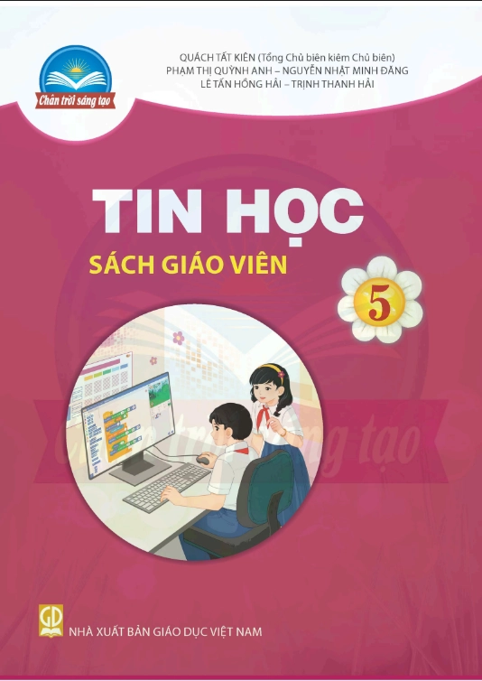 Sách giáo viên Tin Học 5 Chân Trời Sáng Tạo