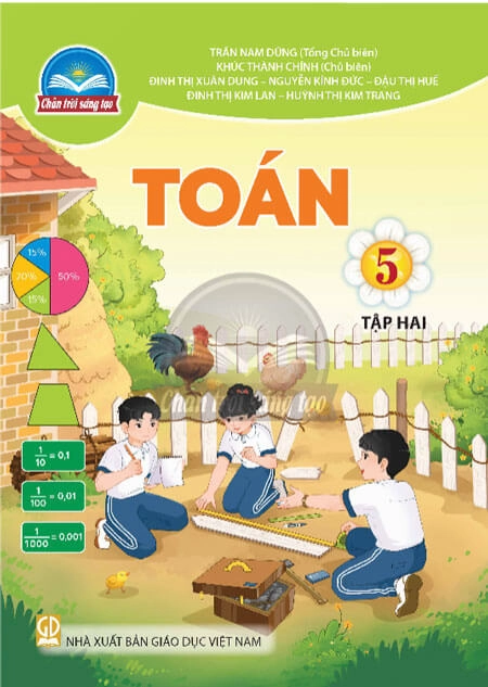 Sách giáo khoa Toán 5 - Tập 2 Chân Trời Sáng Tạo