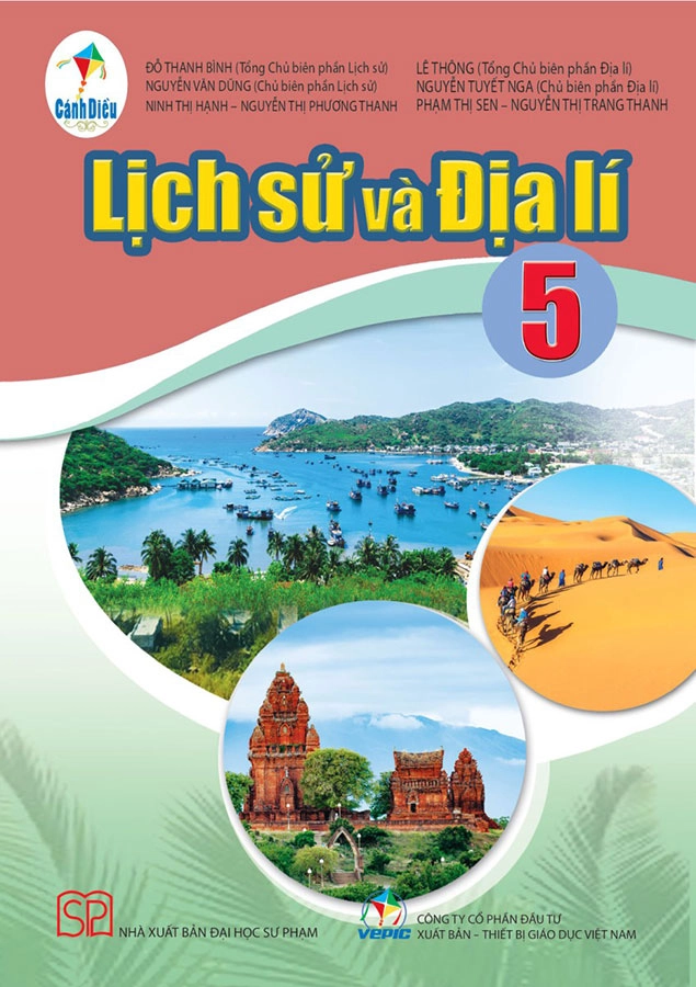 Sách giáo khoa Lịch sử và Địa lí 5 - Cánh Diều