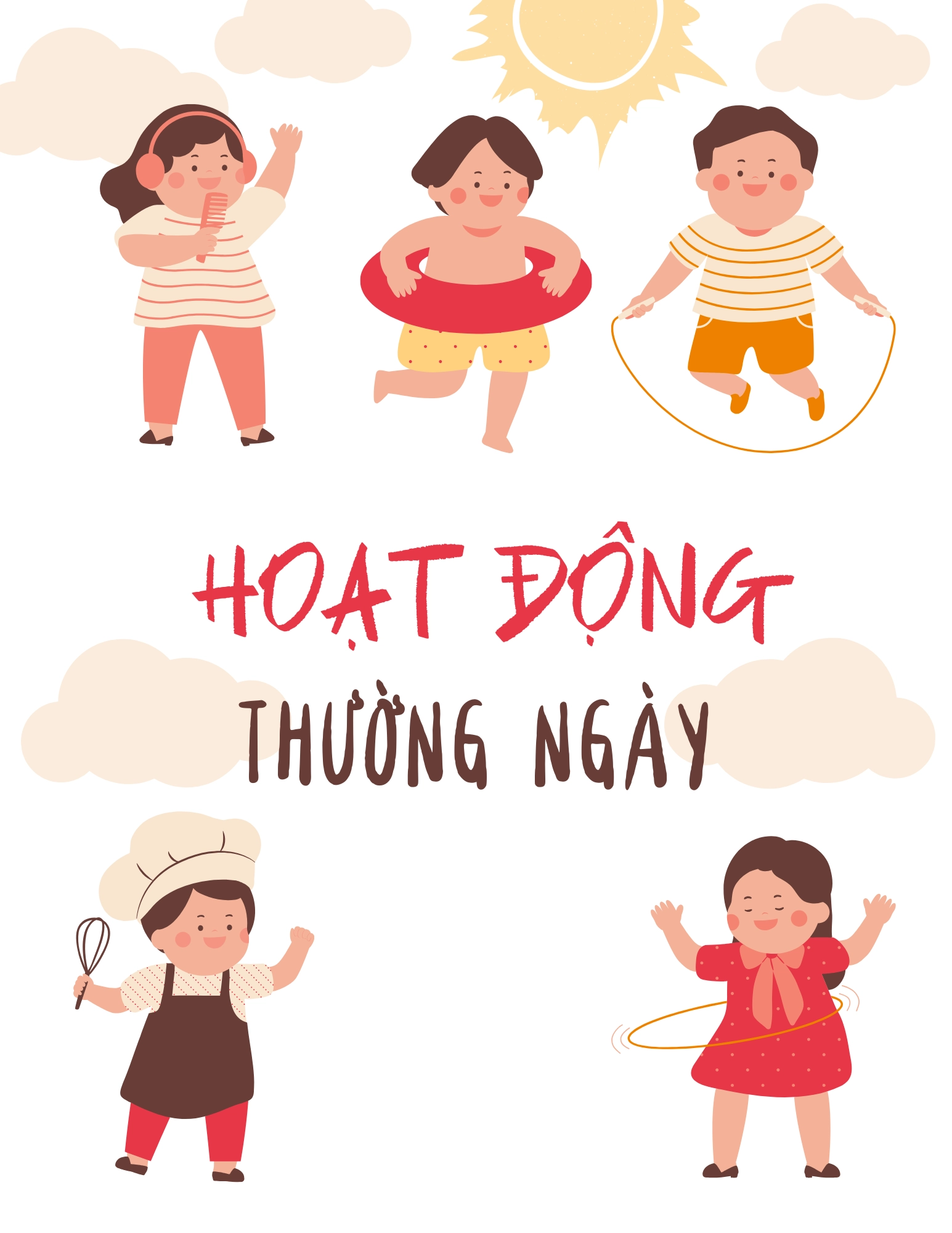 Flashcard Hoạt Động Thường Ngày